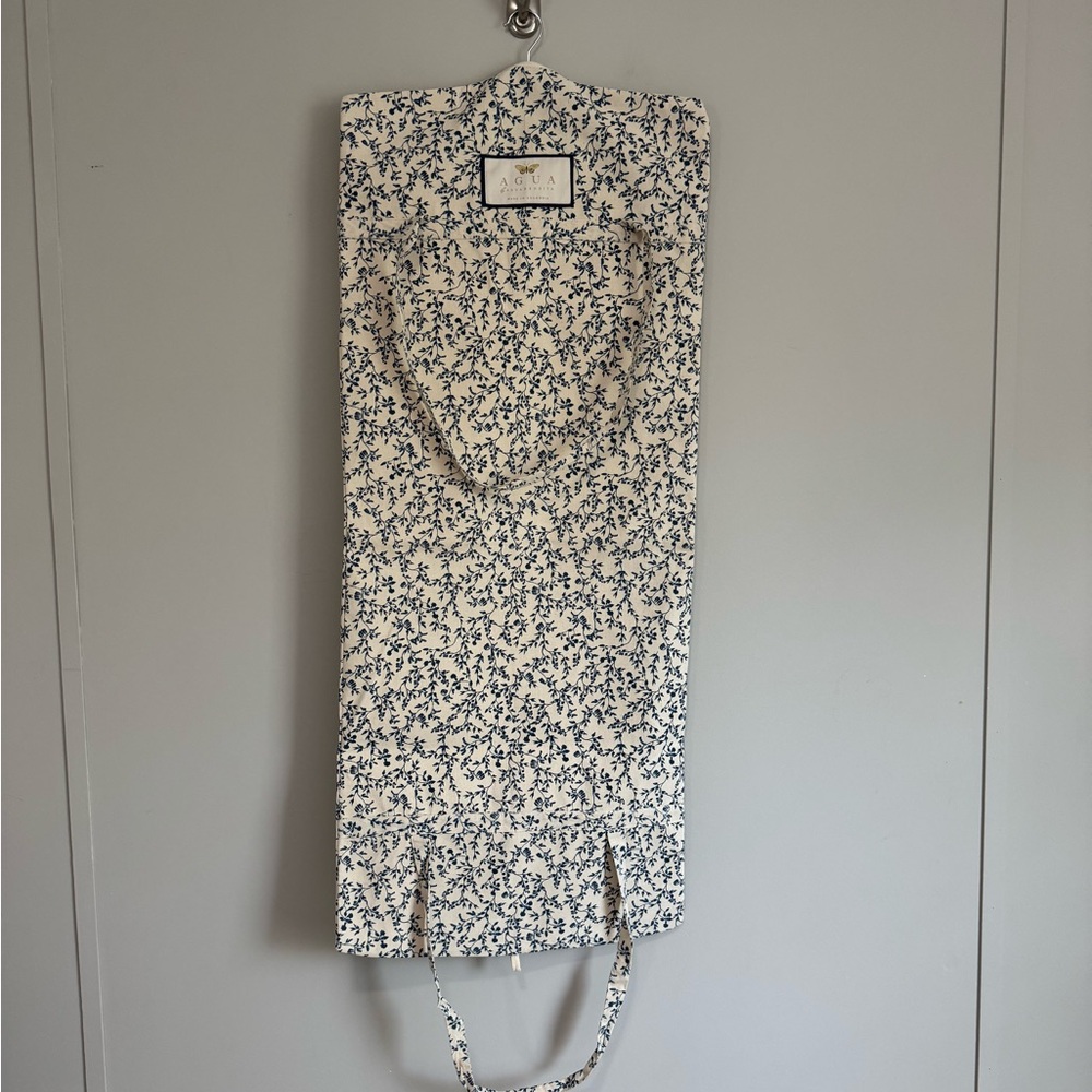 Agua Bendita Floral Printed Garment Bag
